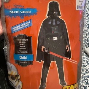 Dark Vader costume size small I. Great condition